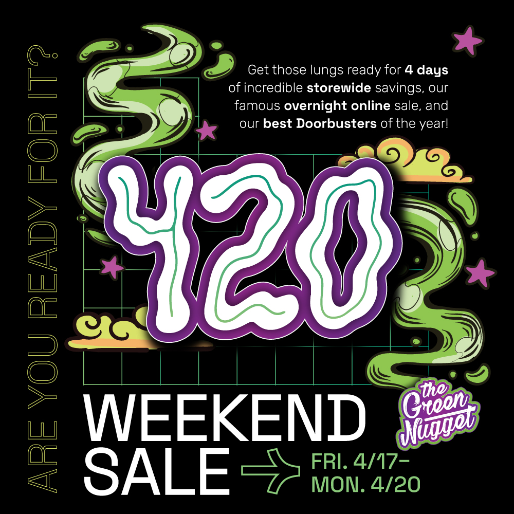 420 four twenty 4:20 4/20 specials stoner cannabis marijuana day celebrate weed holiday pot store dispensary open now near me spokane pullman mead order online live resin vape doorbuster deals dab rso battery hybrid sativa indica weed bud nug budtender the best