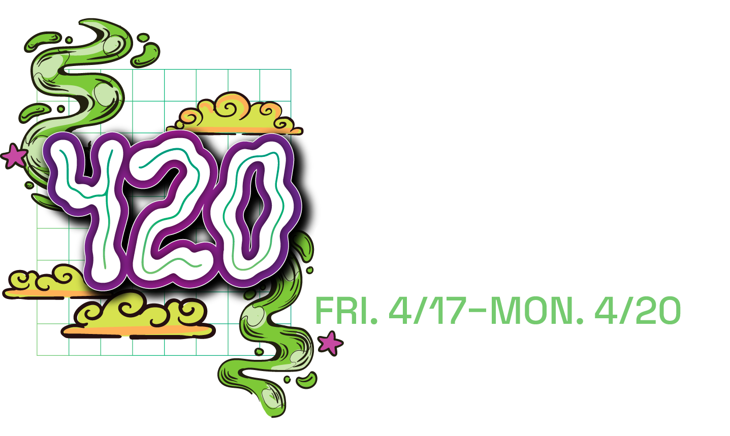 420 four twenty 4:20 4/20 specials stoner cannabis marijuana day celebrate weed holiday pot store dispensary open now near me spokane pullman mead order online live resin vape doorbuster deals dab rso battery hybrid sativa indica weed bud nug budtender the best